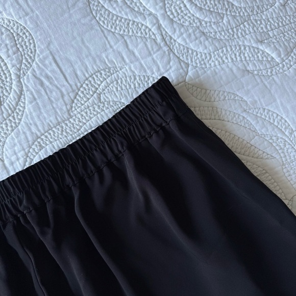 NWT - Madewell - Pull-On Straight Pants in Crepe - True Black - Picture 14 of 14